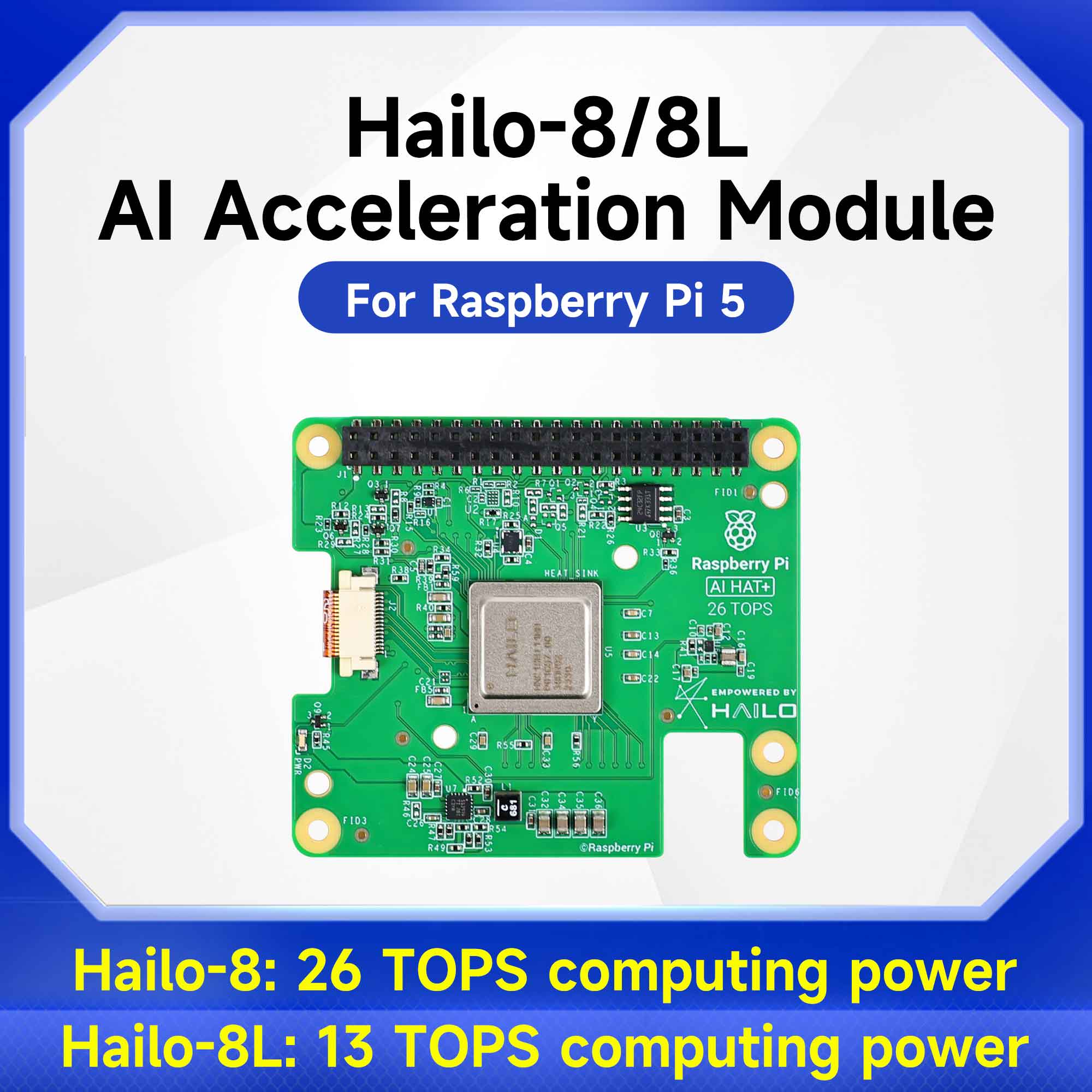Hailo 8/8l Ai Acceleration Mod - Raspberry Pi Ai Kit Hailo-8L recension och pris
