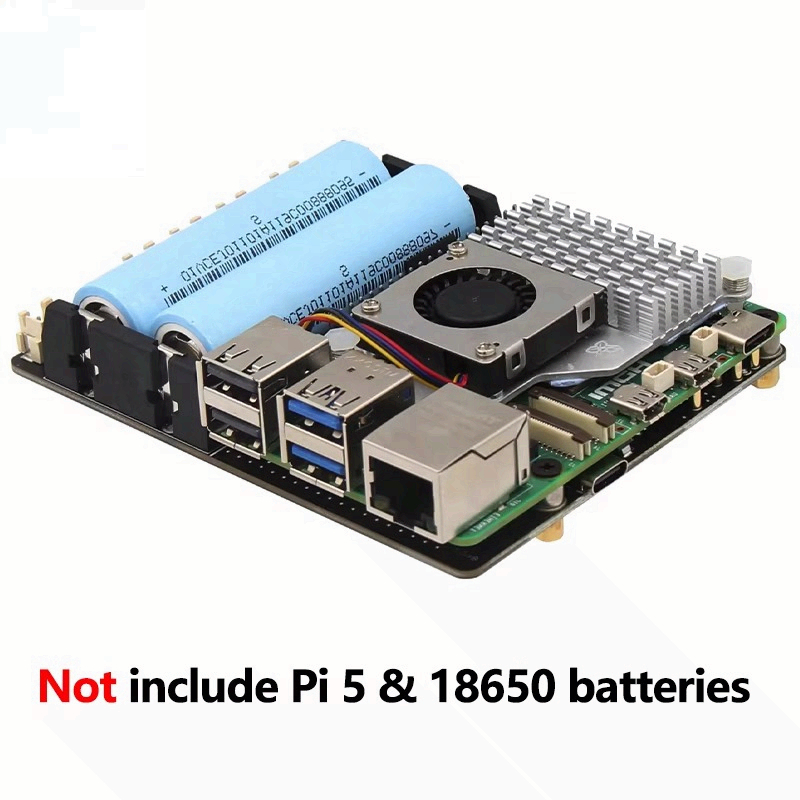 Raspberry Pi 5 18650 UPS Board - Raspberry Pi Uninterrupted Power Supply Ups 18650 recension och pris