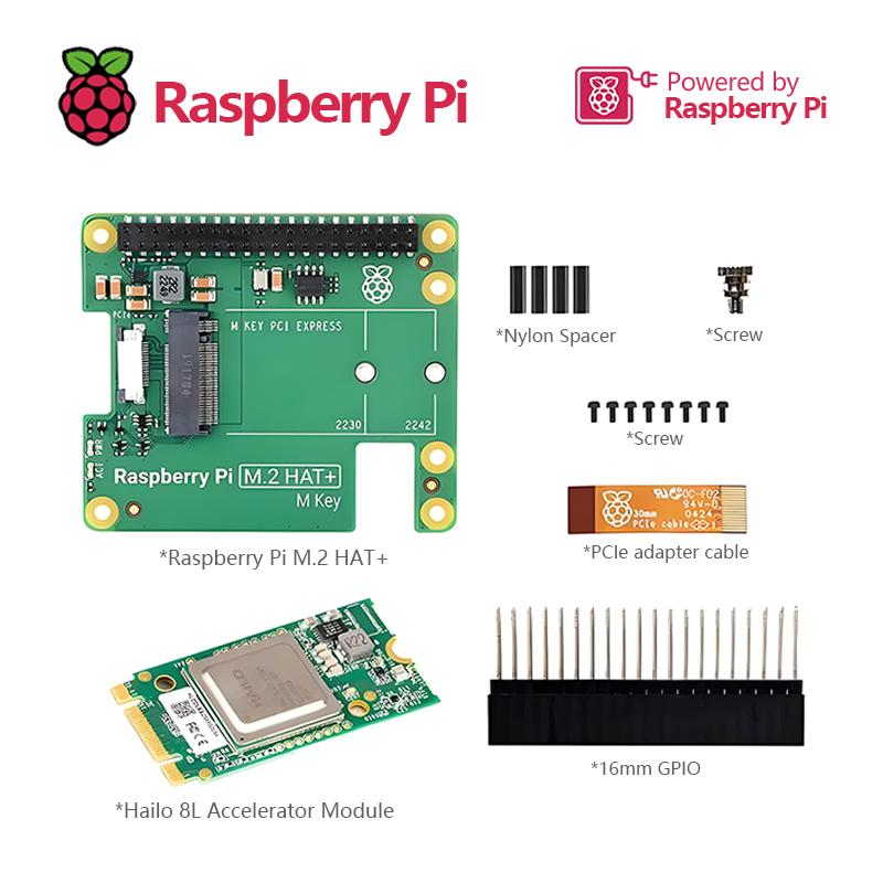 Official Raspberry Pi 5 AI Kit - Raspberry Pi Ai Kit Hailo-8L recension och pris