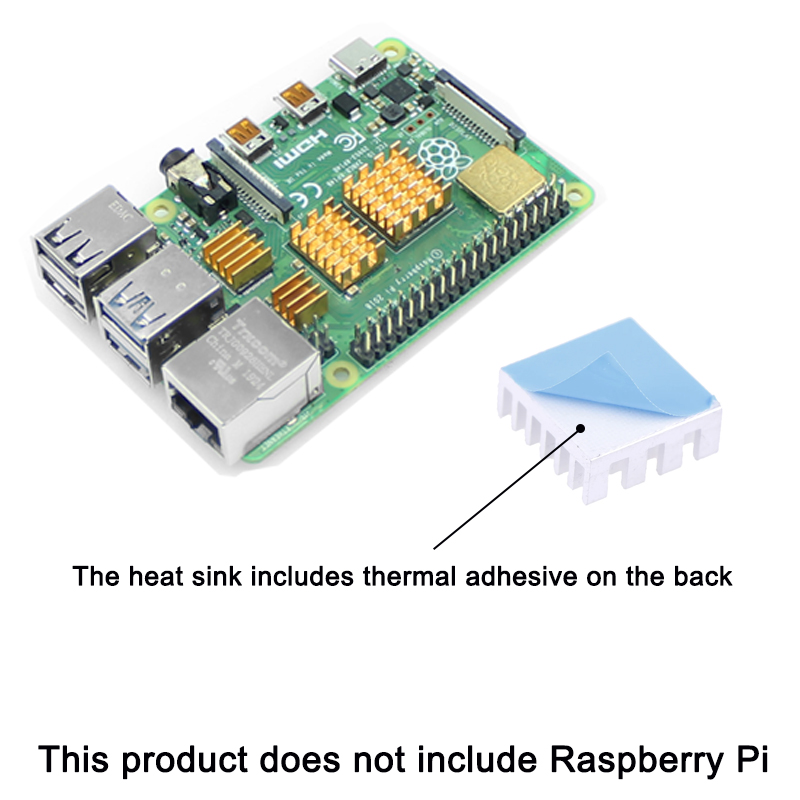 GPUHOLD Chipset Cooler 4pcs/5p - Raspberry Pi Water Cooling Kit recension och pris