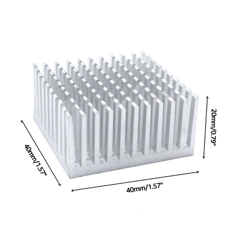 4Pcs Heatsink 40x40x20mm Alumi - Raspberry Pi Water Cooling Kit recension och pris