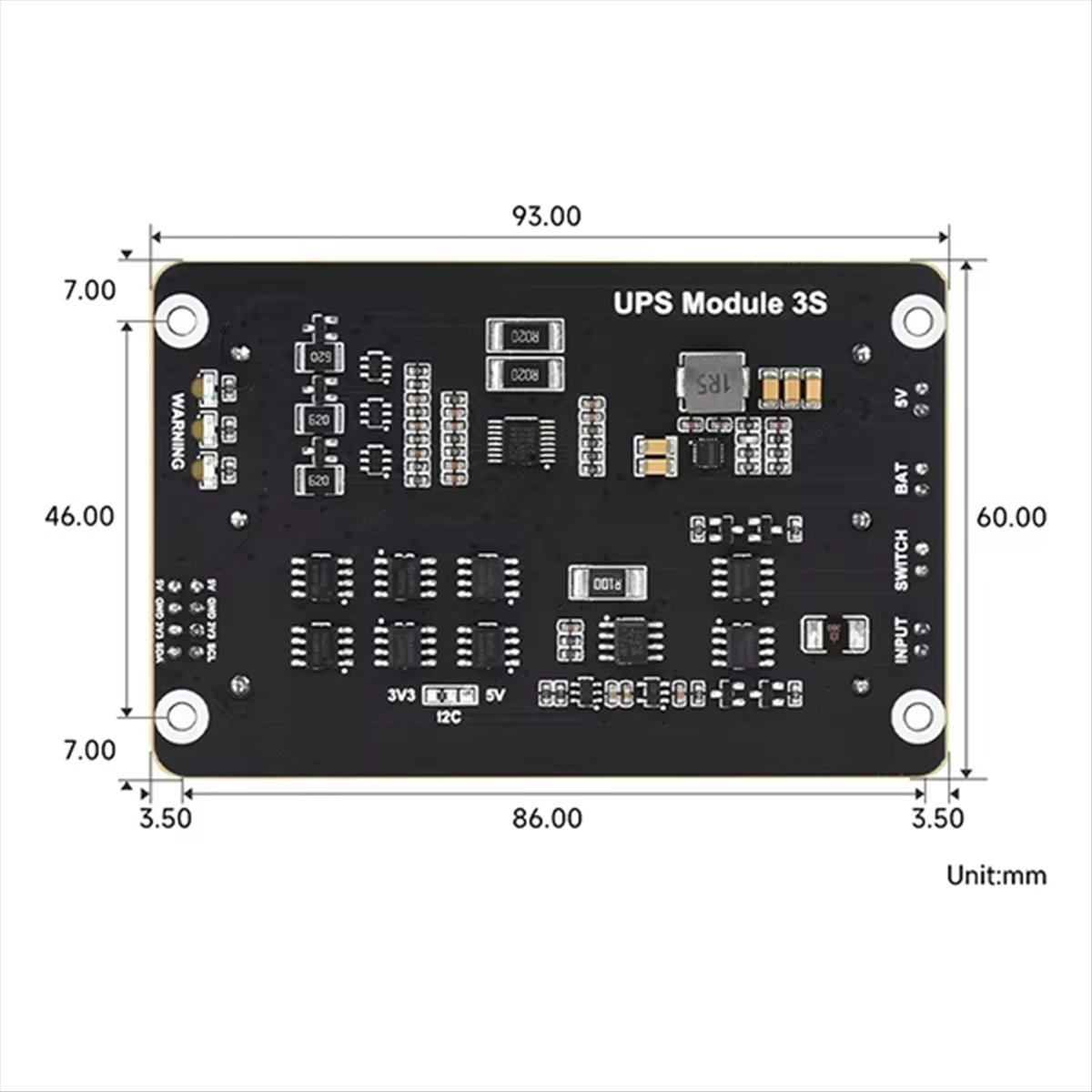 Persevering- For Raspberry Pi  - Raspberry Pi Uninterrupted Power Supply Ups 18650 recension och pris